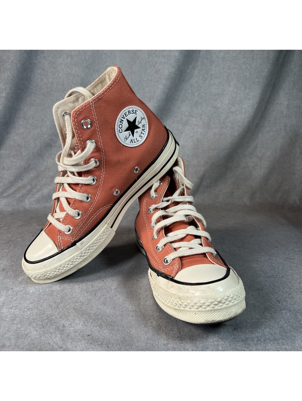 Converse CHUCK 70 Hi Terracotta Pink Canvas Sneaker 170790c Size M4.5/W6.5/Eu 37
